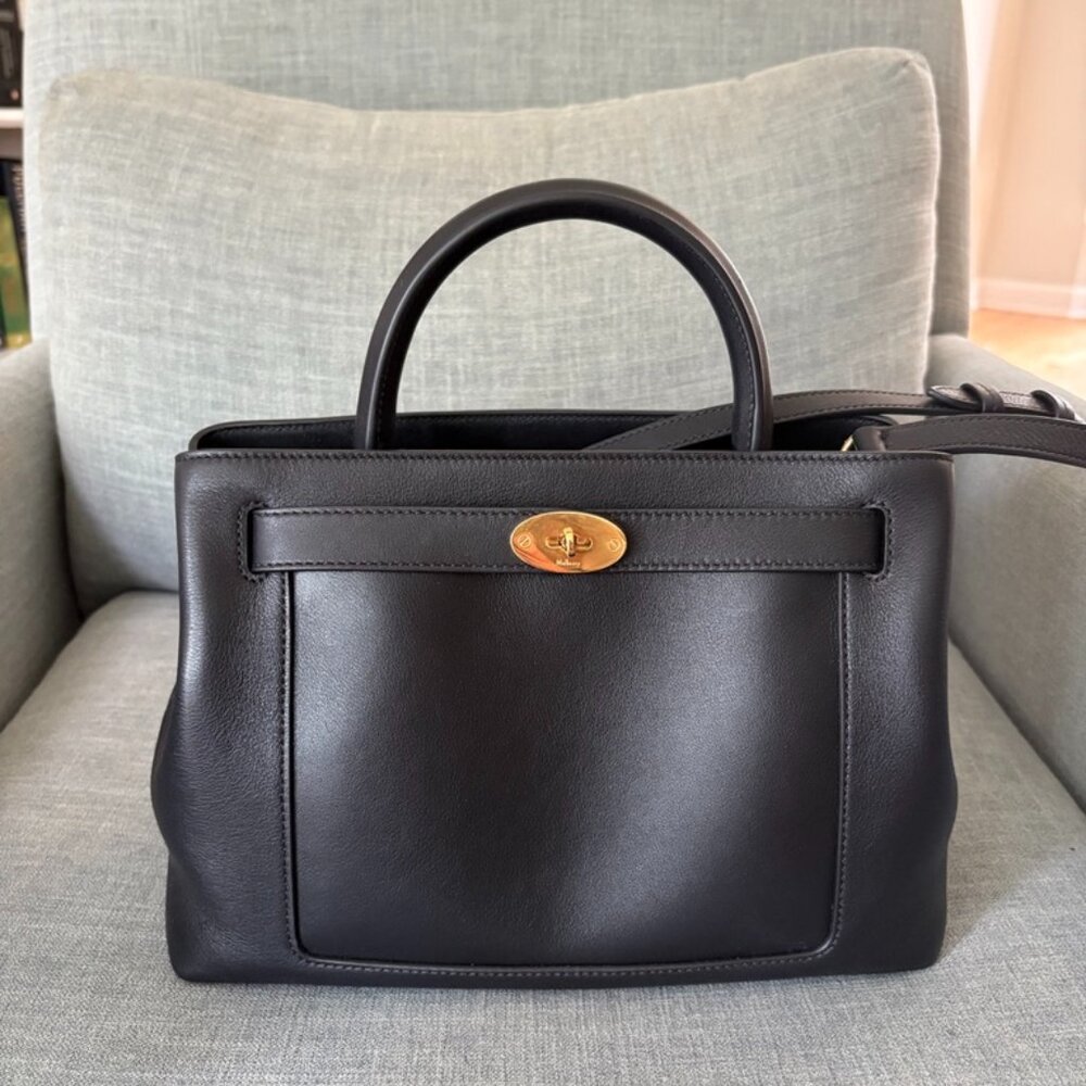 NWT Mulberry Islington bag in Silky Calf, black, Medium (discontinued!)